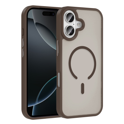 Apple iPhone 17 Case M-safe Charging Feature Matte Back Surface Zore Sio Cover - 4