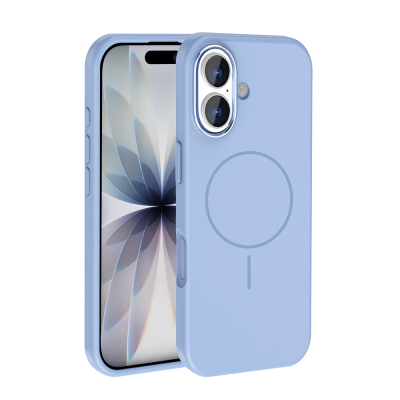 Apple iPhone 17 Case M-Safe Charging Feature Metal Camera Frame Zore Edi Silicone Cover - 2
