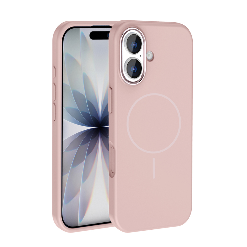 Apple iPhone 17 Case M-Safe Charging Feature Metal Camera Frame Zore Edi Silicone Cover - 9