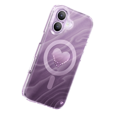 Apple iPhone 17 Case M-Safe Charging Feature Original Swarovski Crystal Embellished Zore Paris Rovix Hard PC Cover - 4
