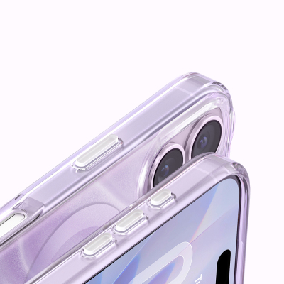Apple iPhone 17 Case M-Safe Charging Feature Original Swarovski Crystal Embellished Zore Paris Rovix Hard PC Cover - 26