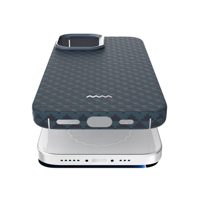 Apple iPhone 17 Case M-safe Charging Feature Raptic Aramid Skin Origin Series Cover - 21
