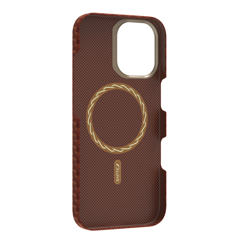 Apple iPhone 17 Case M-safe Charging Feature Raptic Aramid Skin Origin Series Cover - 10