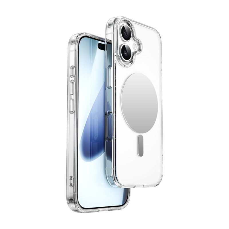 Apple iPhone 17 Case M-safe Charging Feature Wiwu MCC-701 Aynalı Pro Series Hard PC Cover - 4