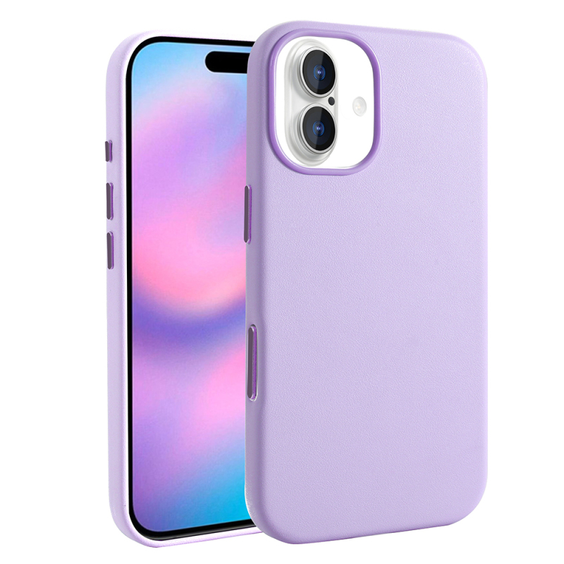 Apple iPhone 17 Case M-safe Charging Feature Zore Cupra PU Leather Look Cover - 1
