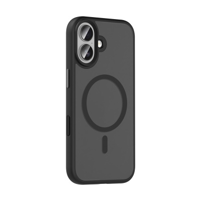 Apple iPhone 17 Case Matte Back Surface Wireless Charging Feature Zore Flet M-safe Cover - 6