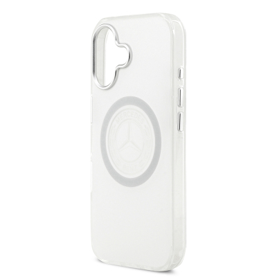 Apple iPhone 17 Case Mercedes Benz Original Licensed M-Safe Charging Feature Frosted PC Nostalgic Star Design Cover - 14