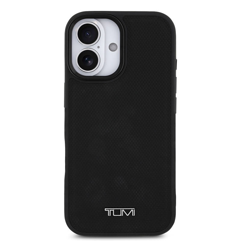 Apple iPhone 17 Case TUMI M-safe Charging Feature Leather Dotted Design Cover - 4
