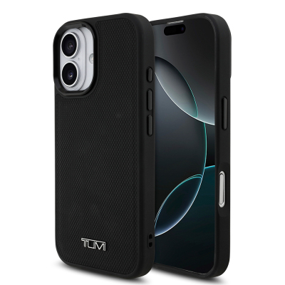 Apple iPhone 17 Case TUMI M-safe Charging Feature Leather Dotted Design Cover - 2