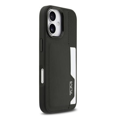 Apple iPhone 17 Case TUMI Original Licensed Leather Vertical Card Holder Cover - 5