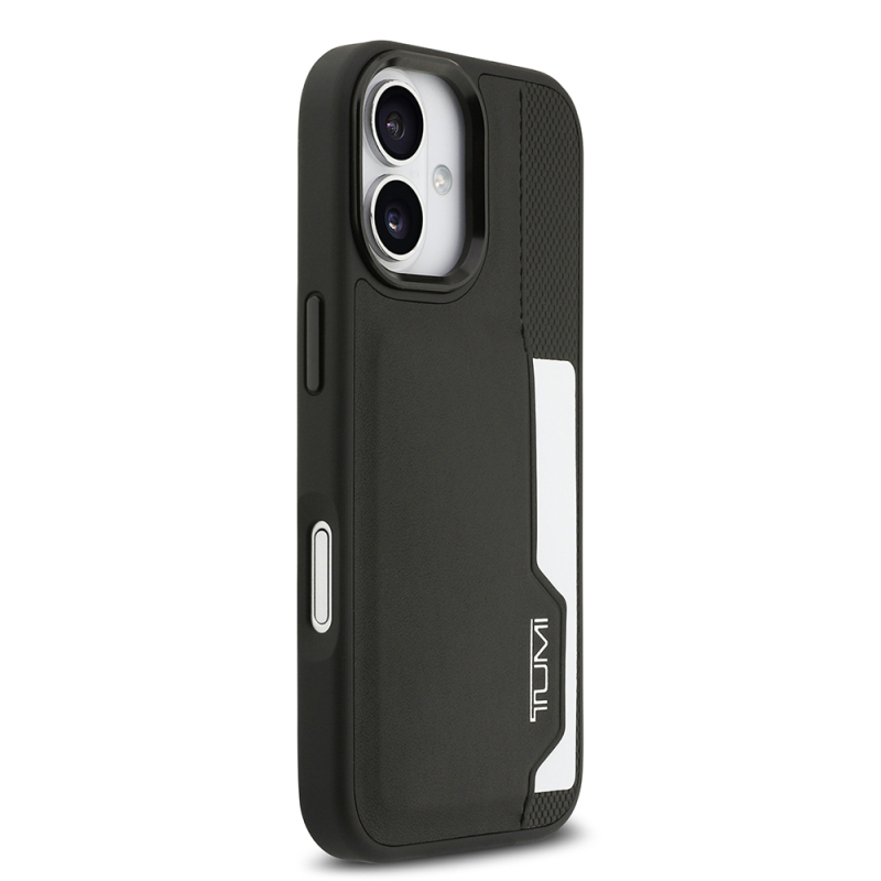 Apple iPhone 17 Case TUMI Original Licensed Leather Vertical Card Holder Cover - 5