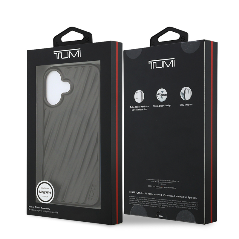 Apple iPhone 17 Case TUMI Original Licensed M-safe Charging Transparent Cover - 9