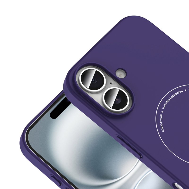 Apple iPhone 17 Case with M-Safe Charging and Camera Protection - Zore Elio Hard PC Cover - 20
