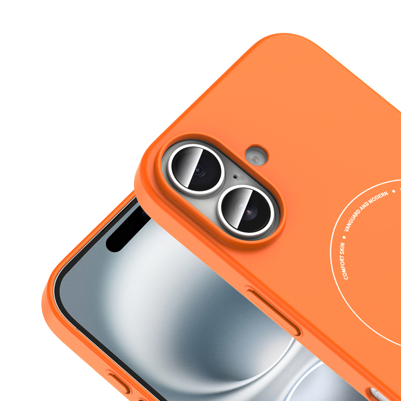 Apple iPhone 17 Case with M-Safe Charging and Camera Protection - Zore Elio Hard PC Cover - 21