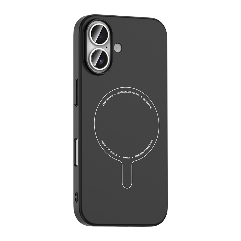 Apple iPhone 17 Case with M-Safe Charging and Camera Protection - Zore Elio Hard PC Cover - 16