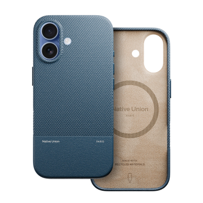 Apple iPhone 17 Case with M-safe Charging Feature, Leather Textured Native Union RE Classic Series Cover - 2
