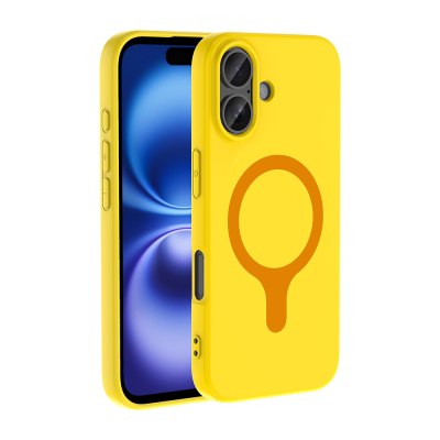 Apple iPhone 17 Case with M-Safe Charging Feature - Zore Aris Silicone Cover - 1