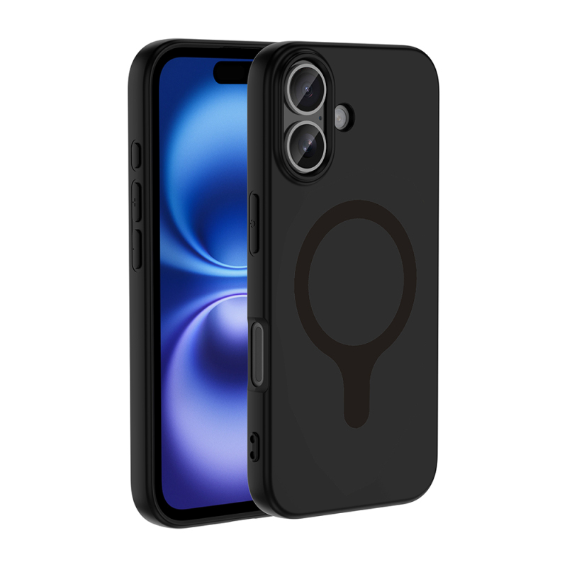 Apple iPhone 17 Case with M-Safe Charging Feature - Zore Aris Silicone Cover - 3