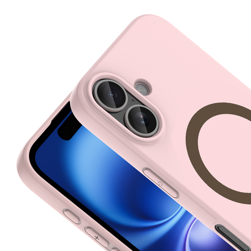Apple iPhone 17 Case with M-Safe Charging Feature - Zore Aris Silicone Cover - 28