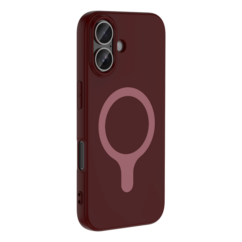 Apple iPhone 17 Case with M-Safe Charging Feature - Zore Aris Silicone Cover - 17