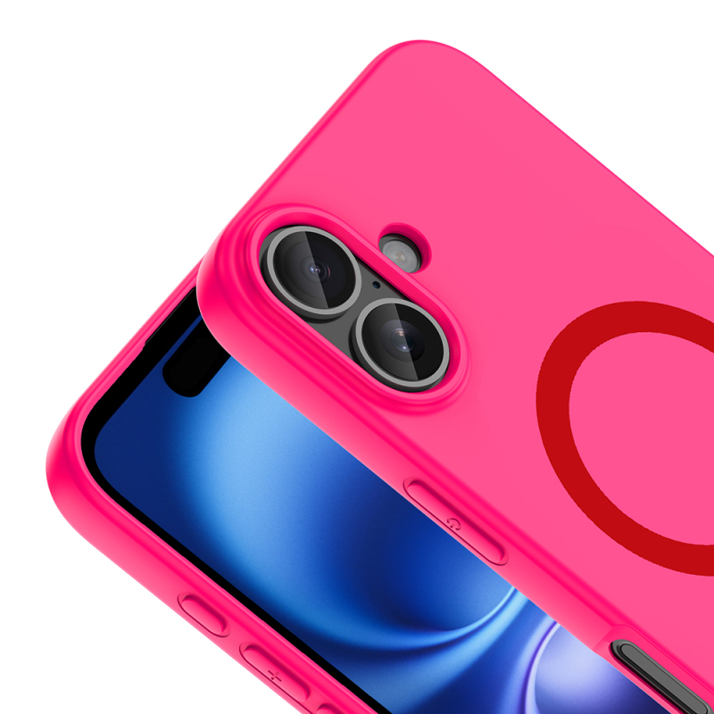 Apple iPhone 17 Case with M-Safe Charging Feature - Zore Aris Silicone Cover - 31