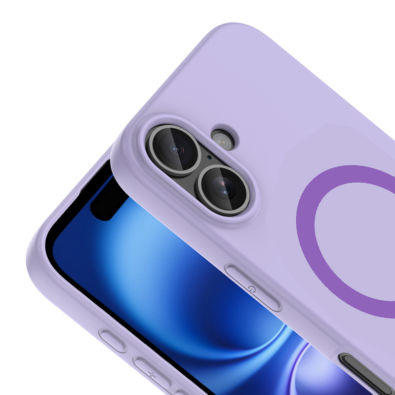 Apple iPhone 17 Case with M-Safe Charging Feature - Zore Aris Silicone Cover - 32