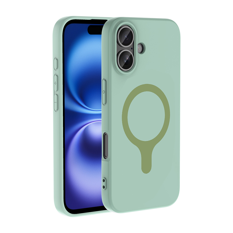Apple iPhone 17 Case with M-Safe Charging Feature - Zore Aris Silicone Cover - 9