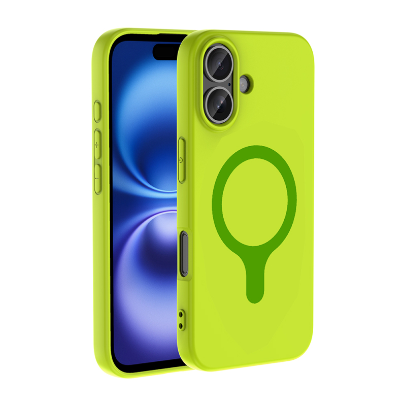 Apple iPhone 17 Case with M-Safe Charging Feature - Zore Aris Silicone Cover - 10