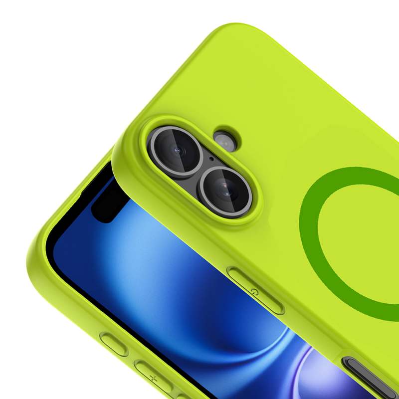 Apple iPhone 17 Case with M-Safe Charging Feature - Zore Aris Silicone Cover - 34