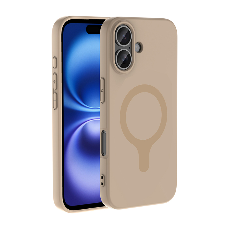 Apple iPhone 17 Case with M-Safe Charging Feature - Zore Aris Silicone Cover - 12