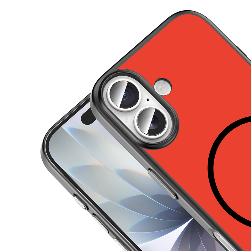 Apple iPhone 17 Case with M-Safe Charging Feature Zore Lora PC Cover - 15
