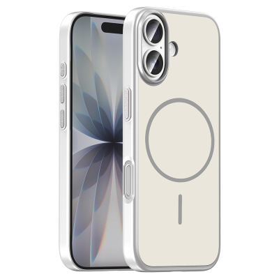 Apple iPhone 17 Case with M-Safe Charging Feature Zore Lora PC Cover - 1