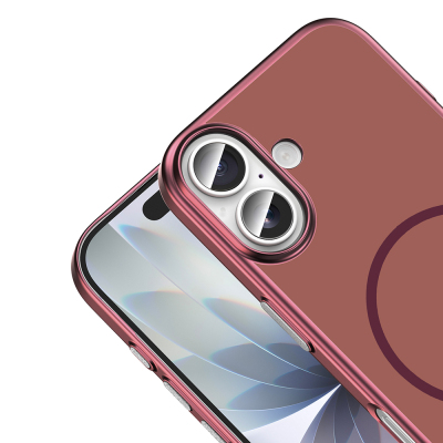 Apple iPhone 17 Case with M-Safe Charging Feature Zore Lora PC Cover - 18
