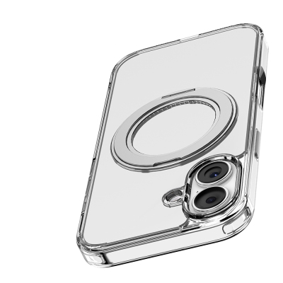 Apple iPhone 17 Case with M-safe Charging Stand and Airbag Design Mutural Fresh Series Cover - 6