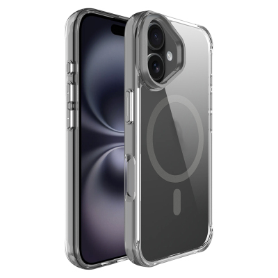 Apple iPhone 17 Case Zore Azor Cover with M-safe Charging, Airbag, Camera Stand - 4