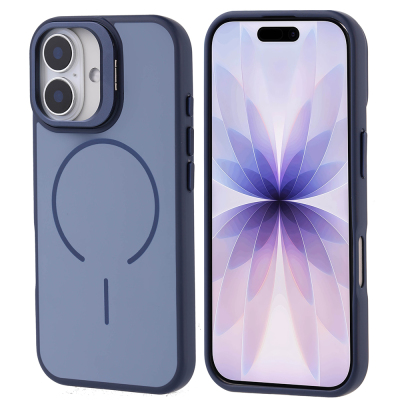 Apple iPhone 17 Case Zore Notron Cover M-safe Charging and Camera Stand - 4