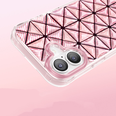 Apple iPhone 17 Case – Zore Paris Kairo TPU Cover with 3D Ice Block Pattern - 16