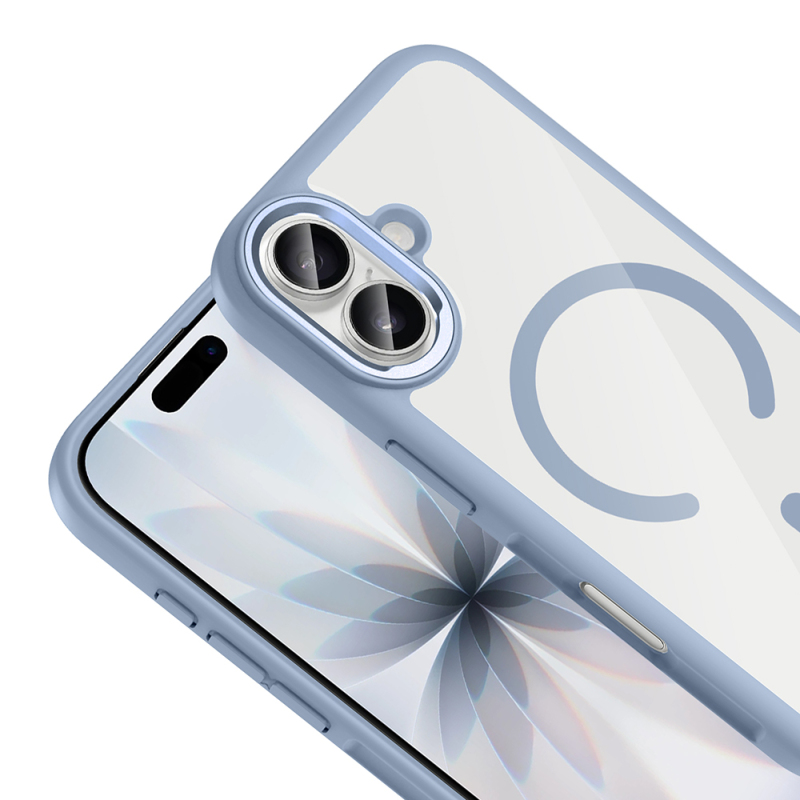 Apple iPhone 17 Case Zore Tiko Cover Metal Camera Frame and M-Safe Charging Function - 15