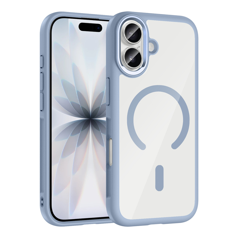 Apple iPhone 17 Case Zore Tiko Cover Metal Camera Frame and M-Safe Charging Function - 5