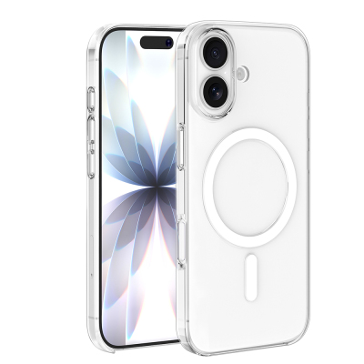 Apple iPhone 17 Case Zore Wireless Charging Transparent Original Cover - 1