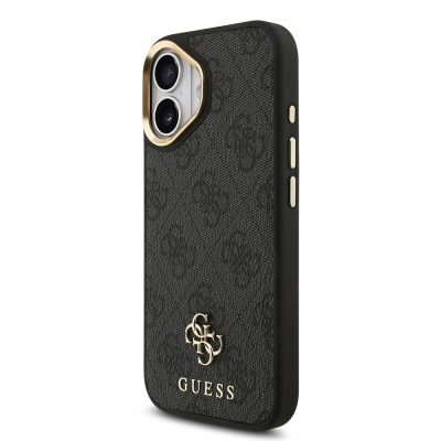 Apple iPhone 17 Guess Original Licensed 4G and Text Logo Case + Screen Protector + Lens Protector 3-in-1 Accessory Set - 6