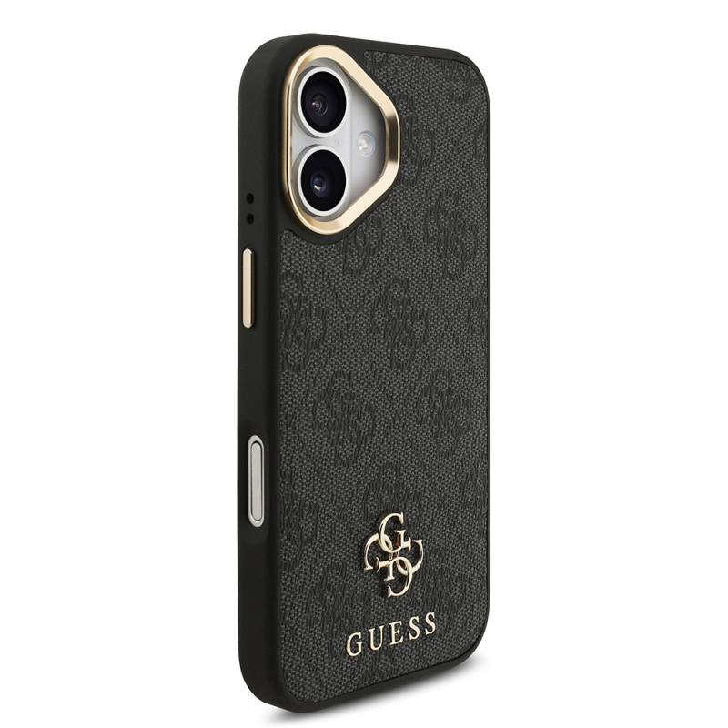 Apple iPhone 17 Guess Original Licensed 4G and Text Logo Case + Screen Protector + Lens Protector 3-in-1 Accessory Set - 8