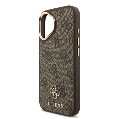 Apple iPhone 17 Guess Original Licensed 4G and Text Logo Case + Screen Protector + Lens Protector 3-in-1 Accessory Set - 18
