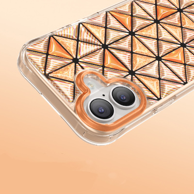 Apple iPhone 17 Kılıf 3D Buz Blok Desenli Zore Paris Kairo TPU Kapak - 6