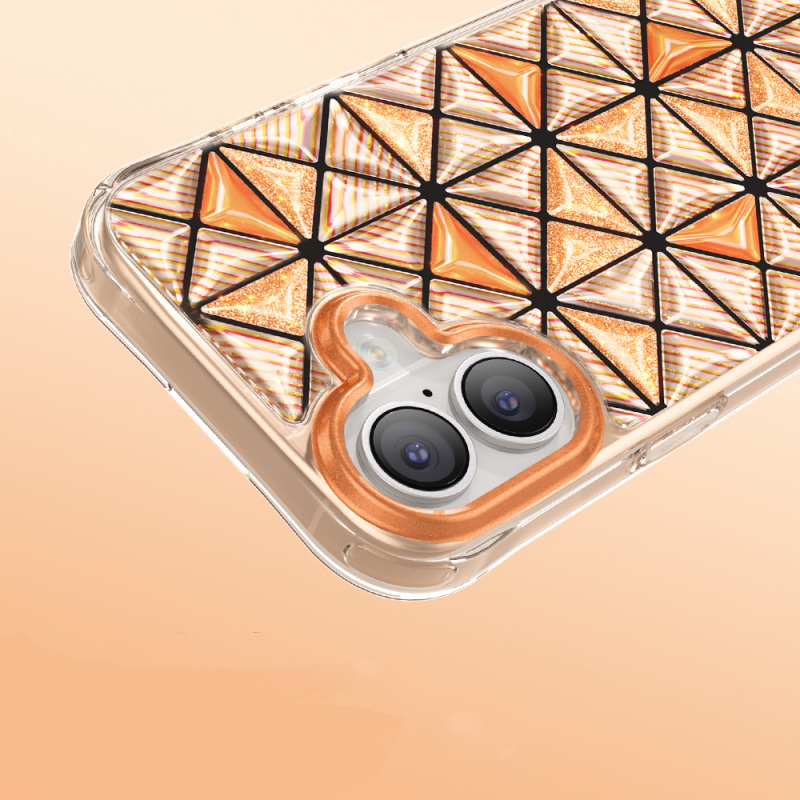 Apple iPhone 17 Kılıf 3D Buz Blok Desenli Zore Paris Kairo TPU Kapak - 6