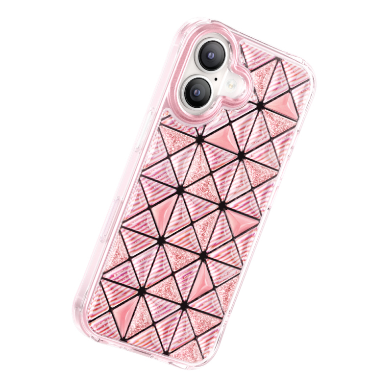 Apple iPhone 17 Kılıf 3D Buz Blok Desenli Zore Paris Kairo TPU Kapak - 13