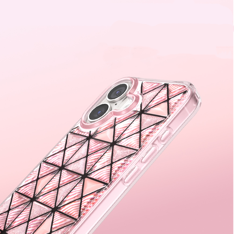 Apple iPhone 17 Kılıf 3D Buz Blok Desenli Zore Paris Kairo TPU Kapak - 14