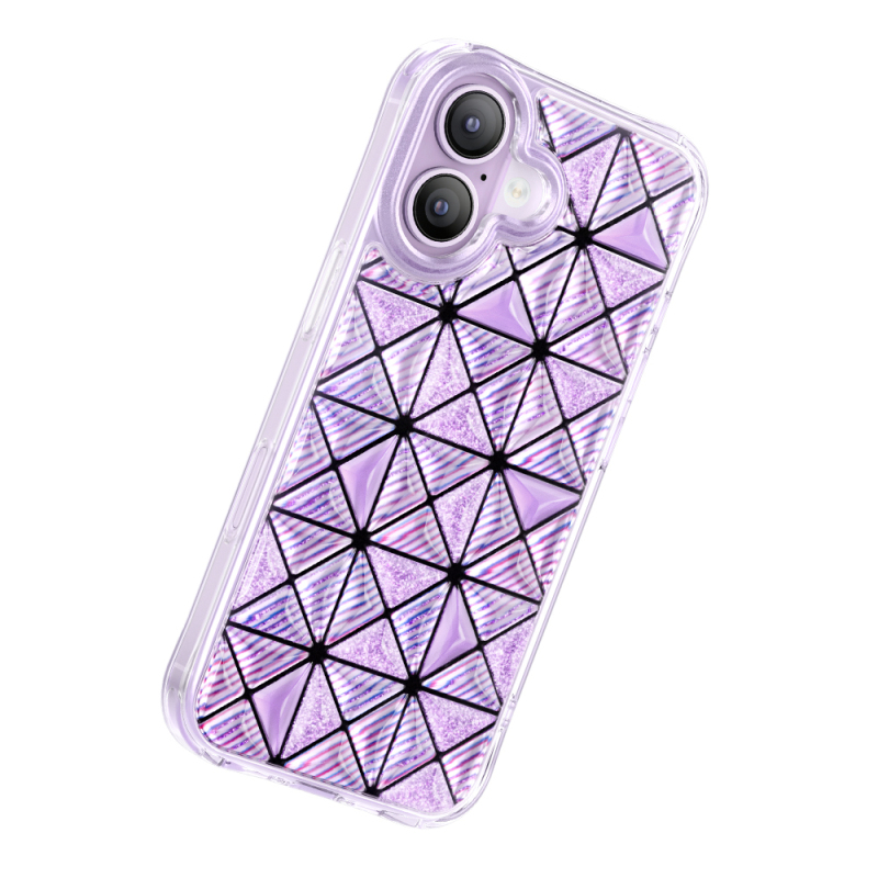 Apple iPhone 17 Kılıf 3D Buz Blok Desenli Zore Paris Kairo TPU Kapak - 22