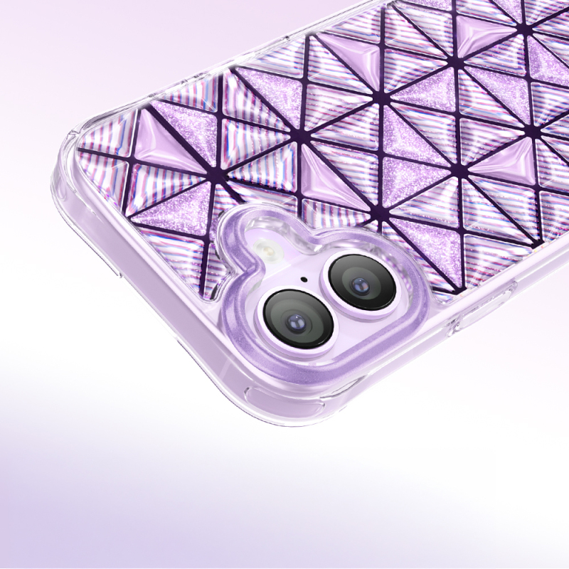 Apple iPhone 17 Kılıf 3D Buz Blok Desenli Zore Paris Kairo TPU Kapak - 25