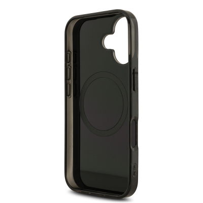 Apple iPhone 17 Kılıf AMG Orjinal Lisanslı M-safe Şarj Özellikli Çift Katmanlı Kırmızı Çapraz Çizgili Kapak - 8